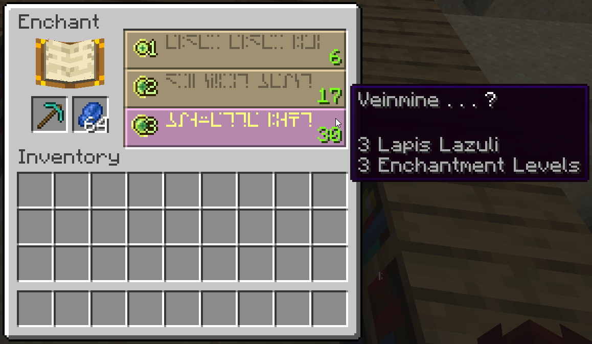 VeinMiner Enchantment
