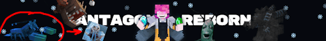 Баннер сервера Antagon: Reborn • Custom Minecraft