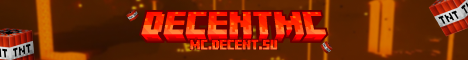 Баннер сервера DecentMC